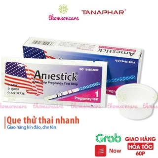 Que thử thai chính xác, che tên, bản nhỏ, bản to 4mm và 5mm, test thử thai nhanh, chuẩn