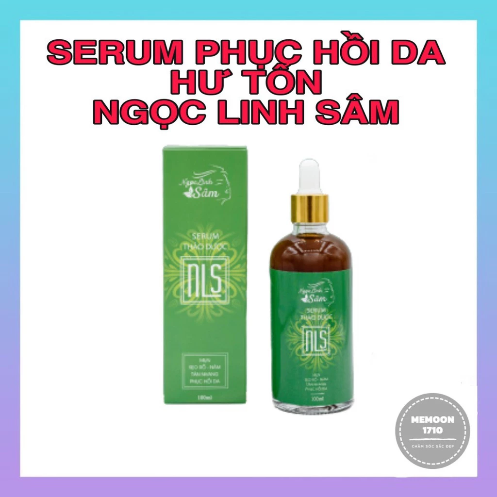 SERUM NGỌC LINH SÂM KHÔNG CÒN MỤN NÁM TÀN NHANG SẸO RỖ