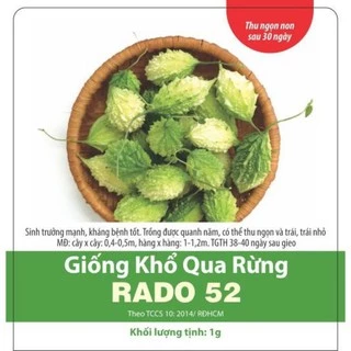 Hạt giống khổ qua rừng ( trái nhỏ- giòn ngon)