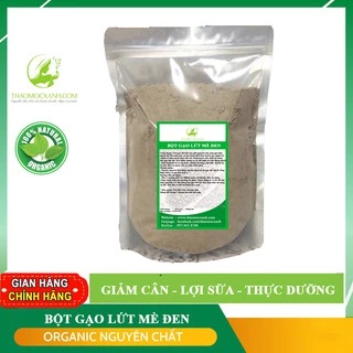 Bột gạo lứt mè đen giảm cân, lợi sữa sau sinh rang thơm cực mịn (500gram-1kg)