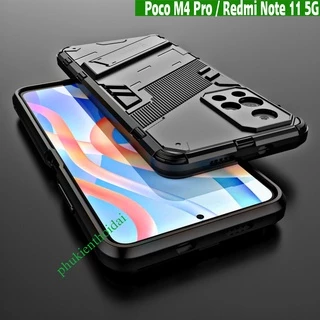 Ốp lưng Poco M4 Pro 5G Iron Man Ver 2 chống sốc giá đỡ xem phim thời trang cao cấp