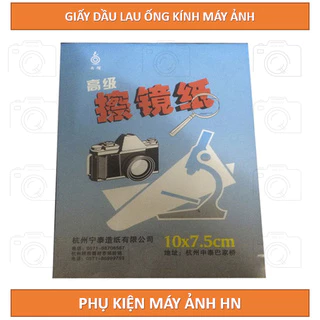 Giấy Dầu Lau Ống Kính Và Máy Chụp Ảnh