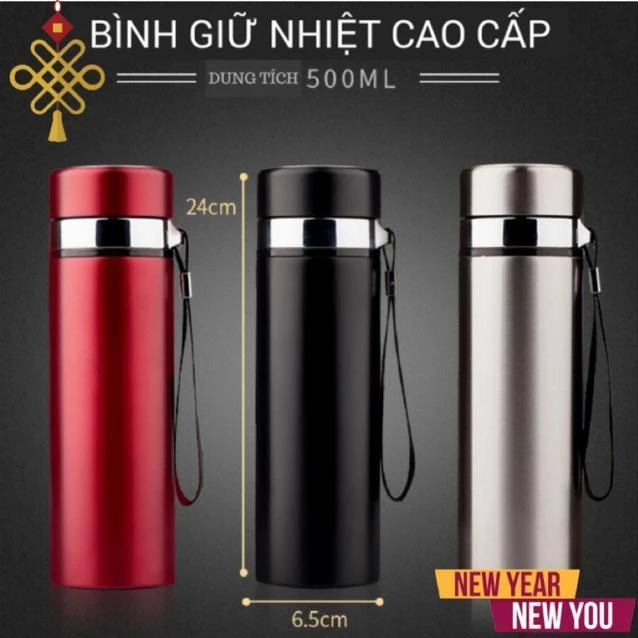 Bình inox giữ nhiệt cao cấp 1000ml (1 lít)