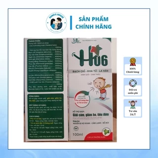 Siro Ho H06 Giảm Ho, Sổ Mũi Dùng Được ChoTrẻ Sơ Sinh Và Phụ Nữ Có Thai