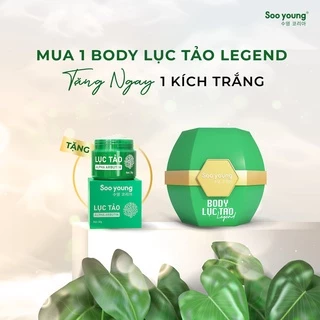 Kem trắng da body lục tảo Legend Soo Young 250g - Tặng kèm 1 kích trắng