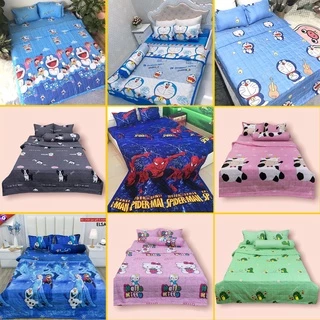 Chăn Ga Gối Cotton Poly Hoạt Hình Siêu Dễ Thương