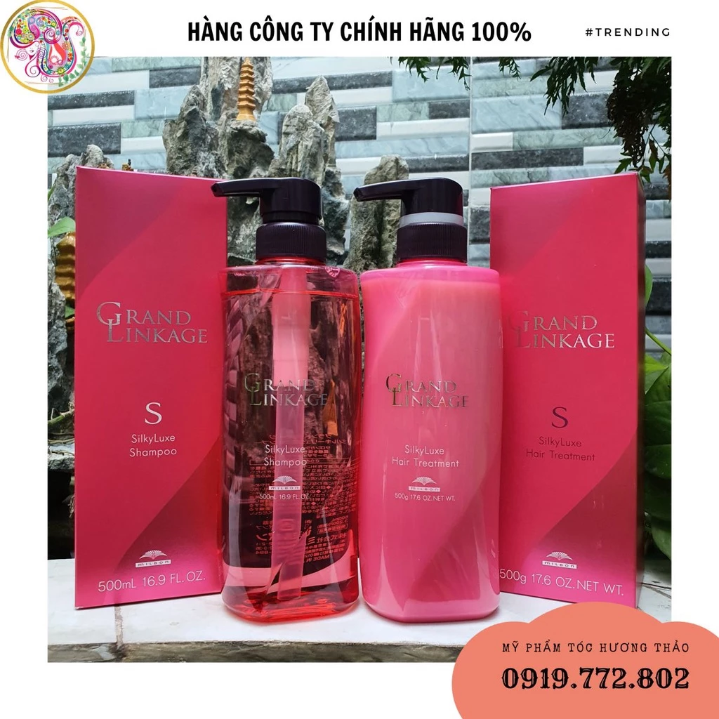 [NEW 2022] Dầu gội xả chăm sóc tóc màu hàng ngày MILBON GRAND LINKAGE WILLOWLUXE HAIR (S) DÀNH CHO TÓC SỢI MẢNH 500ML*2