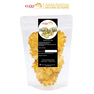 Thơm (dứa/khóm) sấy khô 100G OZAT FOOD - detox thanh lọc cơ thể giảm cân tăng cường hệ miễn dịch