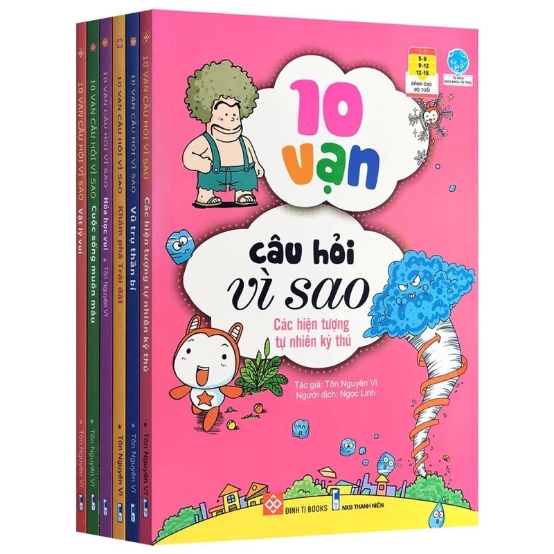 Sách - 10 Vạn Câu Hỏi Vì Sao -18 chủ đề (lẻ tuỳ chọn)