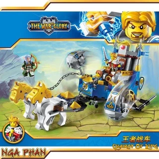 Chiến Xa Ngựa Kéo Của Nhà Vua Warcraft Đồ Chơi Xếp Hình Lắp Ráp Lego Enlighten Qman