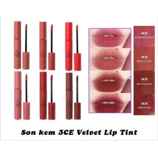 SON KEM LÌ 3CE VELVET LIP TINT BẢNG MAÙ MỚI