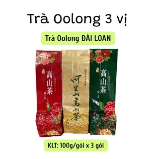 Combo 3 vị trà Oolong Đài Loan (3 gói x100gr/gói)