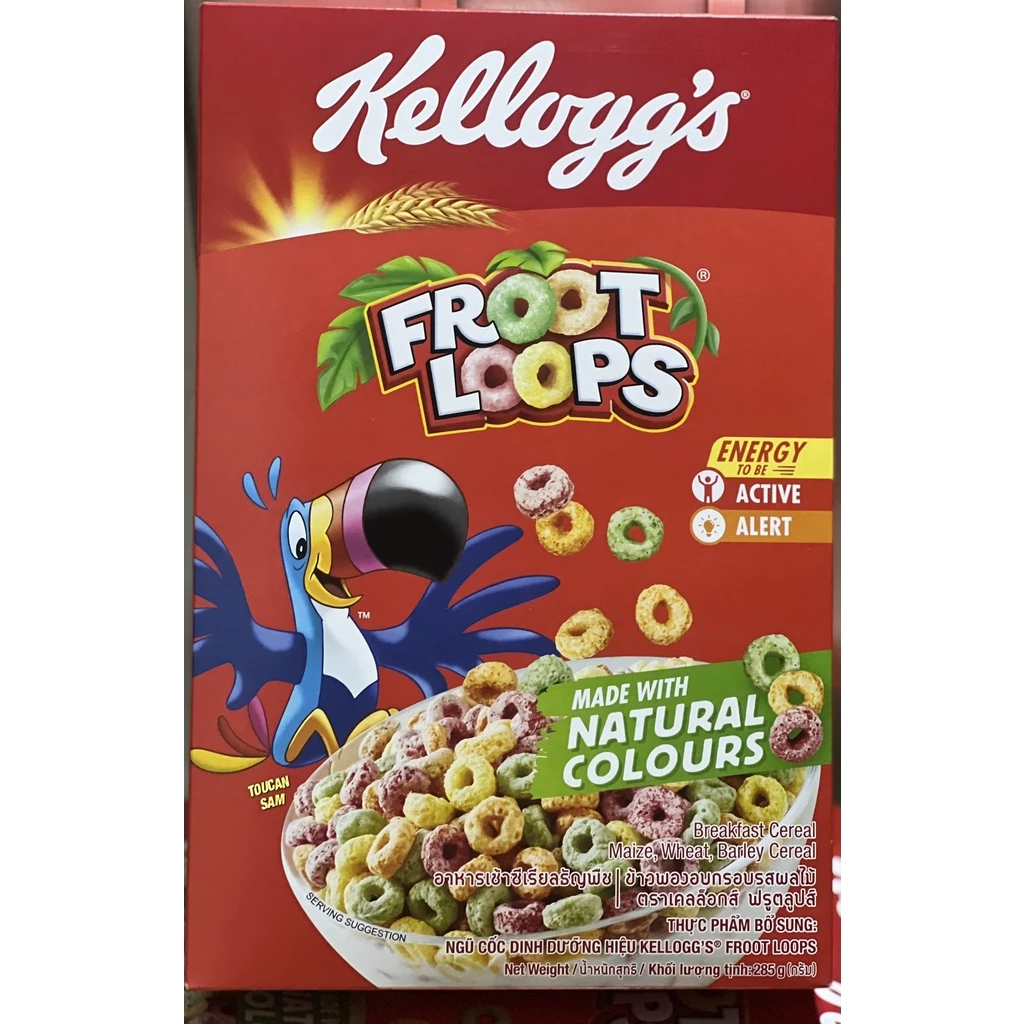 Ngũ cốc dinh dưỡng Kelloggs Froot Loop 285g