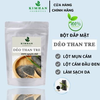 100Gr Bột đắp mặt nạ Dẻo Than Tre Hoạt Tính handmade