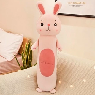 (Thanh lý) 🌰 Gối ôm hình thú mẫu Thỏ hồng sz 70cm, Gấu bông ôm cho bé siêu ngộ nghĩnh size 55cm, 70cm, 90cm, 110cm