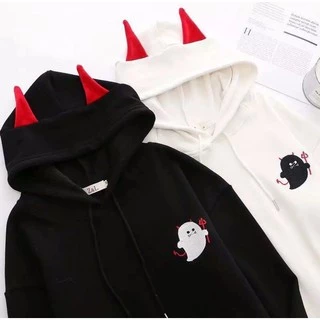 ÁO KHOÁC HOODIE CON QUỶ CUTE CỰC ĐẸP UNISEX CHẤT LƯỢNG CAO 1KENZ