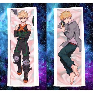 Gối ôm dài Bakugo Katsuki-My hero academia dài 1mx40cm có bông