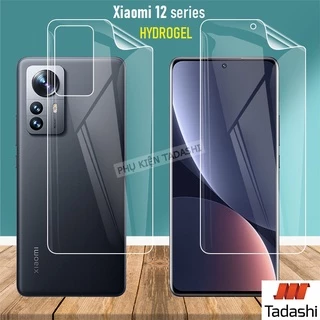 Miếng Dán Dẻo Hydrogel Xiaomi 12/ 12X, Xiaomi 12 Pro Full Màn, Dán Dẻo 3D Trong Suốt HD, Bo Viền Cong Bảo Vệ Màn Hình.