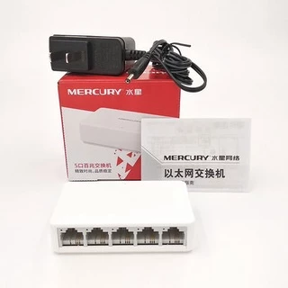 Bộ chia mạng 5 cổng Mercusys MS105 - Switch chia lan hàng chính hãng Bảo hành 24T