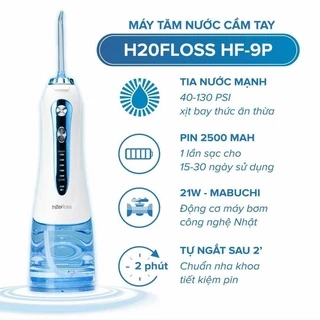 máy tăm nước H2OFloss HF-9P [Chính Hãng] MẪU MỚI NHẤT chống thấm nước