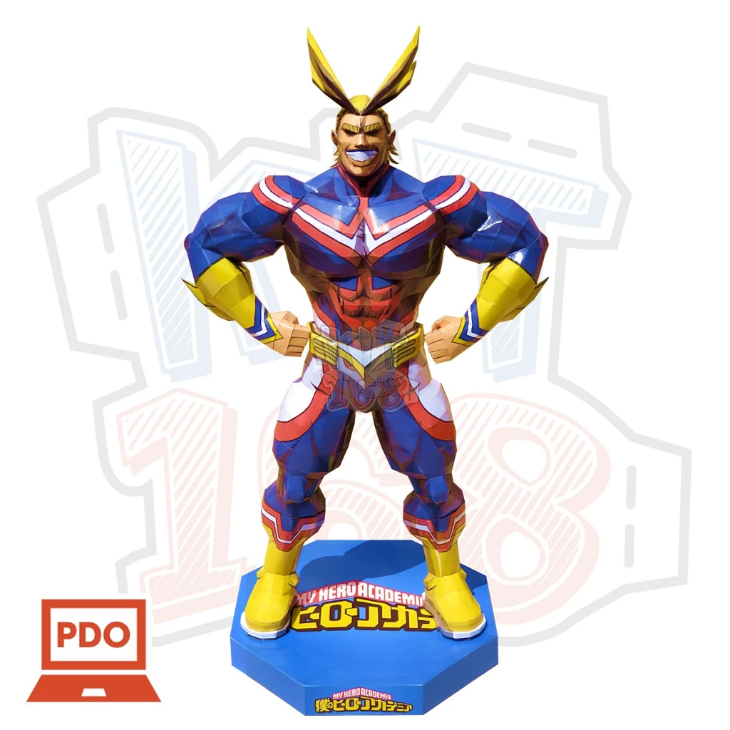 Mô hình giấy Anime All Might – My Hero Academia