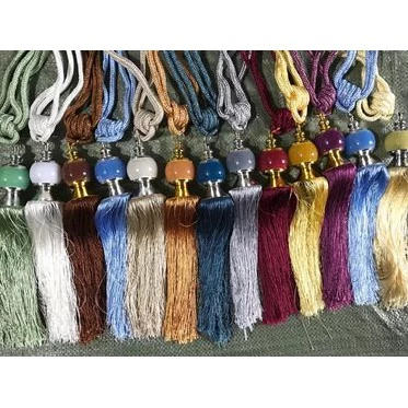 Dây vén rèm giả quả ngọc dây vén màn cửa (1 cặp đôi)