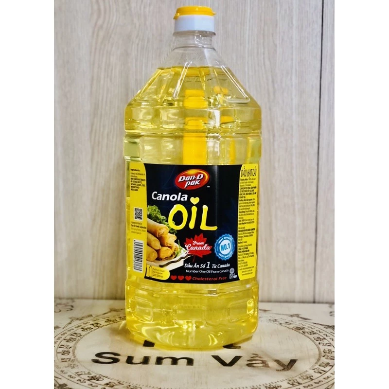 Dầu hạt cải Canola oil 2 lit Dan D Pak