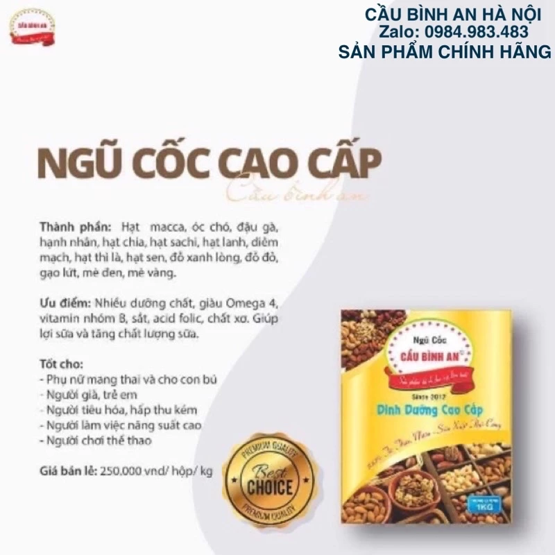 Ngũ cốc dinh dưỡng cao cấp Cầu Bình An