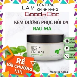 Kem Rau Má Dưỡng Ẩm Phục Hồi Giảm Thâm Nám Trắng Sáng Da Chống Lão Hóa GoodnDoc Centella Repair Cream