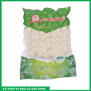 Hải Sản Rau Củ Viên Chiên Yummy Chuẩn Vị Xiên Bẩn - gói 500g