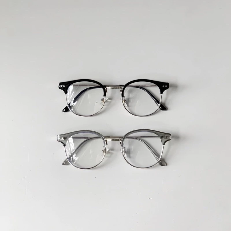 [Rẻ Vô Địch] Gong kính cận nam nữ, clubmaster 20023 chống ánh sáng xanh, UV400 Jolie eyewear-Lắp tròng theo yêu cầu