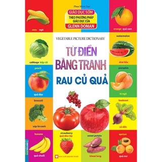 Sách - Từ điển bằng tranh - Rau củ quả