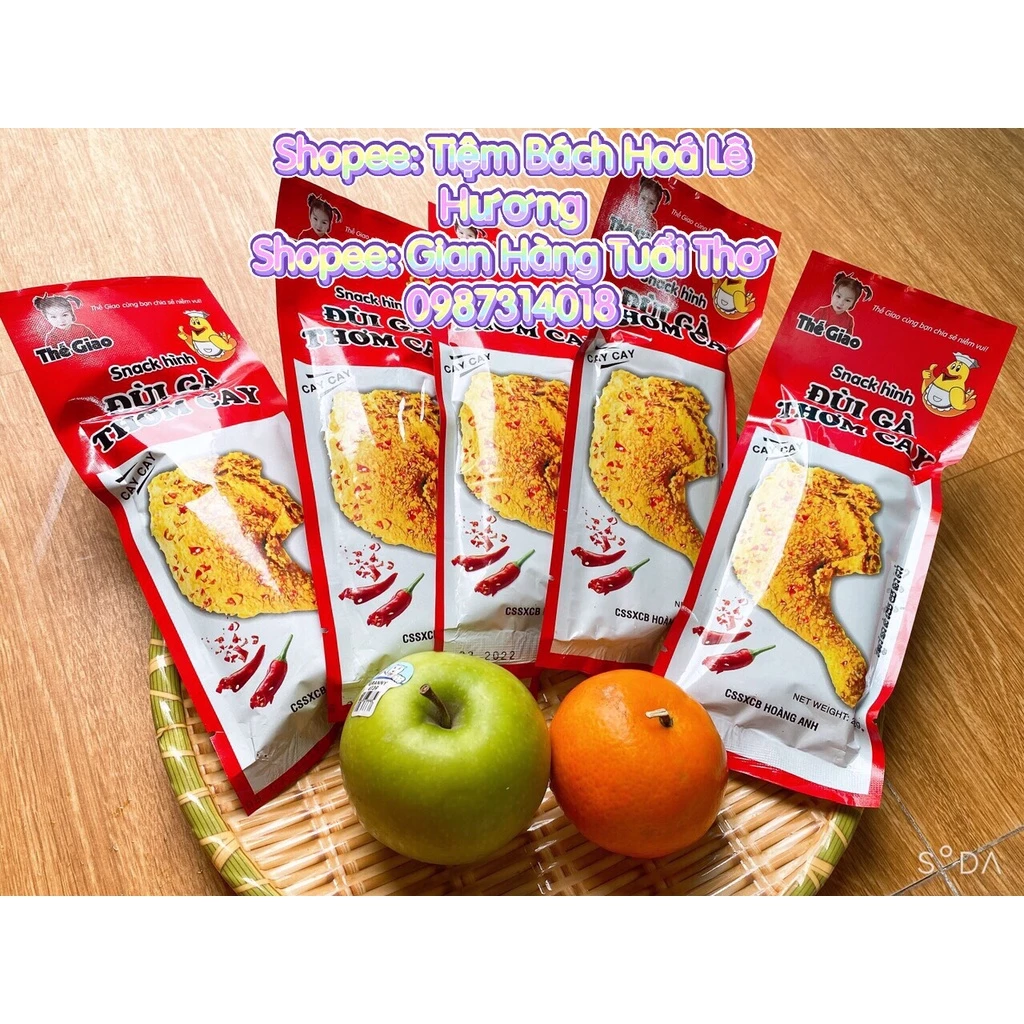 Snack tăm cay đỏ 1 bịch 30 gói