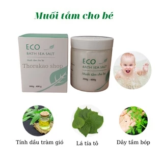 Muối tắm cho bé Eco, giảm rôm sẩy, mẩn ngứa, dùng được cho trẻ sơ sinh