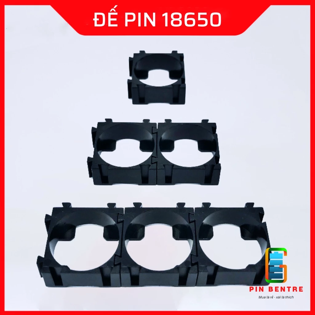 Khay cố định Pin 18650 có thể ghép nối lại [PBT247]