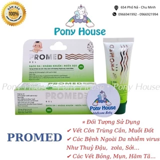 Kem Promed  - Gel sát khuẩn da, thủy đậu, tay chân miệng, kháng khuẩn, ngừa Sẹo Cho Bé từ tinh chất trà xanh, nano bạc