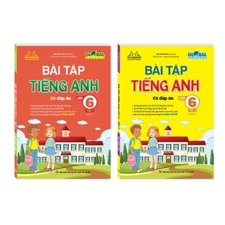 Sách - combo 2 cuốn GLOBAL SUCCESS - Bài tập tiếng anh lớp 6 tập 1 và tập 2 (có đáp án) - tái bản 01