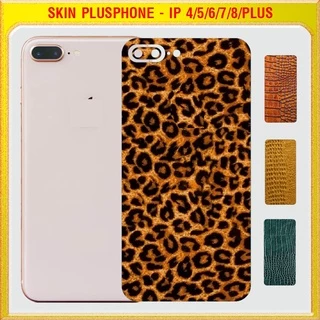 Dán Skin mặt sau cho iPhone 4, 4s, 5, 5c, 5s, 5 SE, 6, 6s, 6 Plus, 7, 7 Plus, 8, 8 Plus vân da cá sấu, da báo