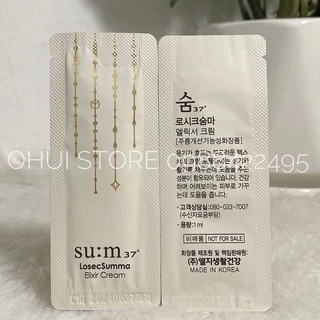 Combo 10 gói kem dưỡng tái sinh da Su:m37 Losec Summa Elixir Cream 10ml