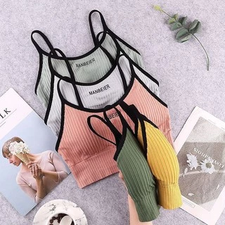 Áo Bra Nữ, Bra Tập Gym Cotton 2 Dây, Áo Ngực Không Gọng Nâng Ngực Nhẹ ZANA BRA B536