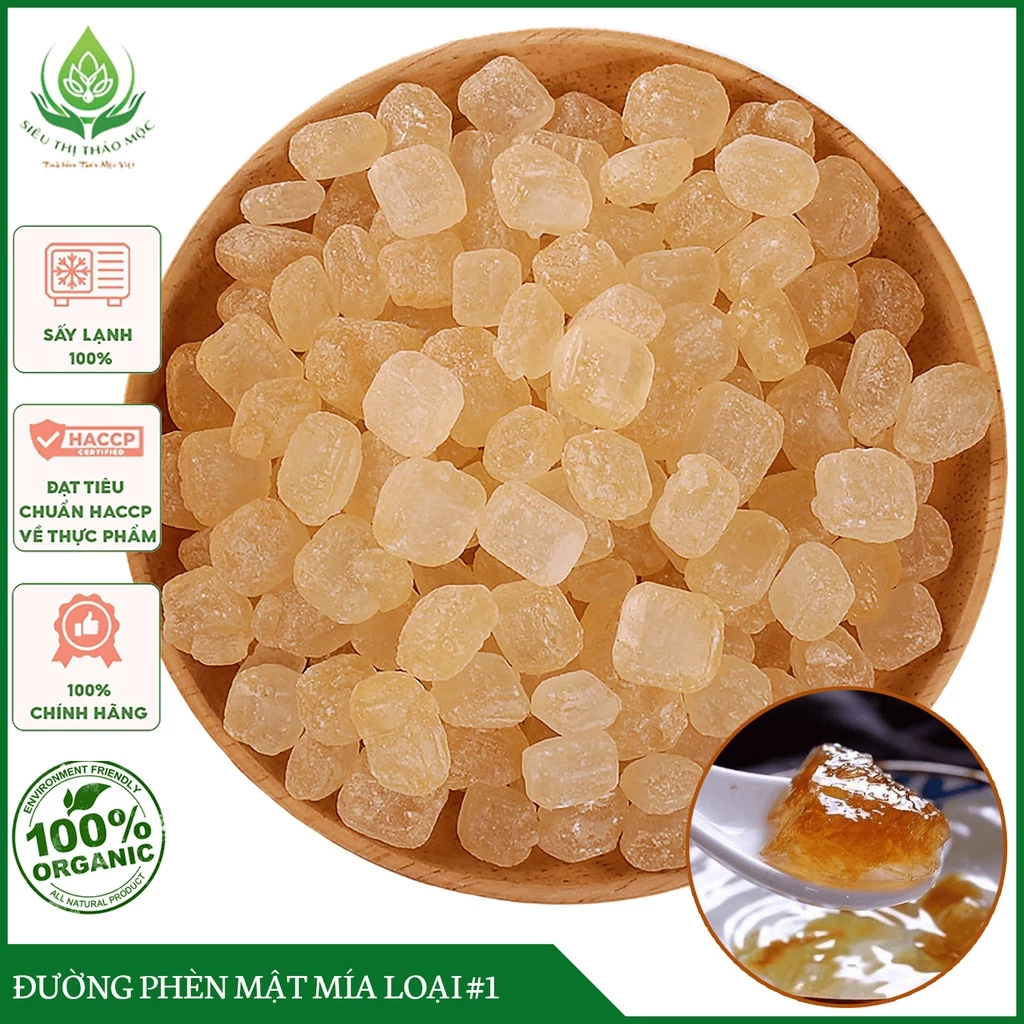 ✅[HÀNG LOẠI 1] Đường Phèn Mật Mía Kết Tinh Tự Nhiên Đường Phèn Vàng Nguyên Bản Nấu Chè Chưng Yến