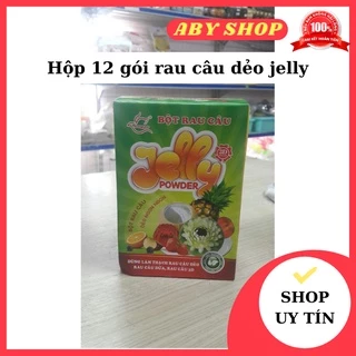 Hộp 12 gói rau câu dẻo ⚡ LOẠI NGON ⚡ rau câu jelly hoàng yến rovin hương vị thơm ngon