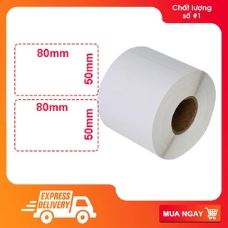 Tem decal nhiệt 80x50 mm, tem giao hàng SUPERSHIP, Tem nhiệt 8x5 cm tự dính