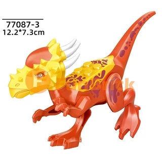 Mô hình đồ chơi lắp ráp khủng long Tyrannosaurus Rex Velociraptor Styx