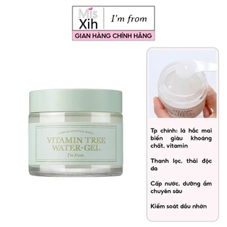 Gel Dưỡng I'm From Dưỡng Ẩm Và Kiểm Soát Dầu Vitamin Tree Water-Gel 75g