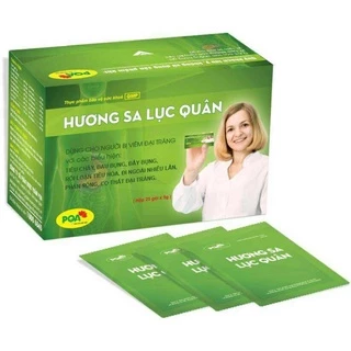 [Hang chính hãng] PQA HƯƠNG SA LỤC QUÂN dùng cho người viêm đại tràng,hội trứng ruột kích thích,hộp25goi x 5g