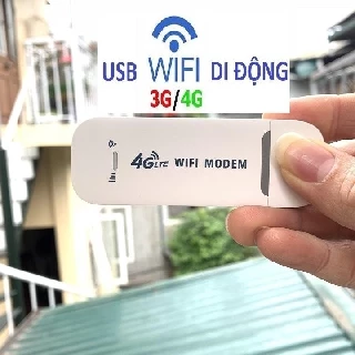 Usb Phát Wifi Từ Sim 3G 4G Chuẩn 4g LTe Dongle Tốc Độ Cao , Dùng Đa Mạng kết nối nhiều máy cùng lúc-TẶNG KÈM SIM 4G