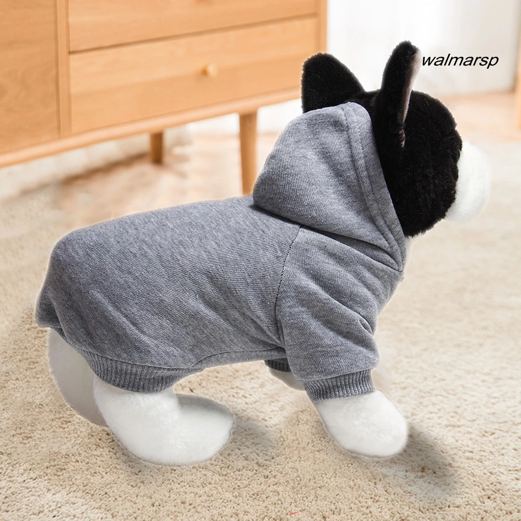 Áo Hoodie Màu Trơn Thời Trang Dễ Thương Cho Thú Cưng