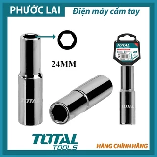 Đầu tuýp 1/2 dài TOTAL ( 8mm - 24mm trong option )