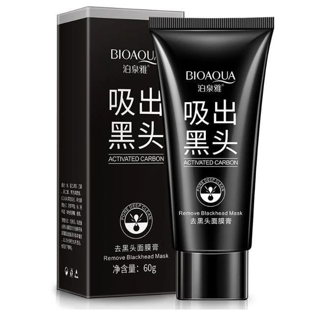 Gel lột mụn se khít lỗ chân lông chiết xuất than tre hoạt tính Bioaqua